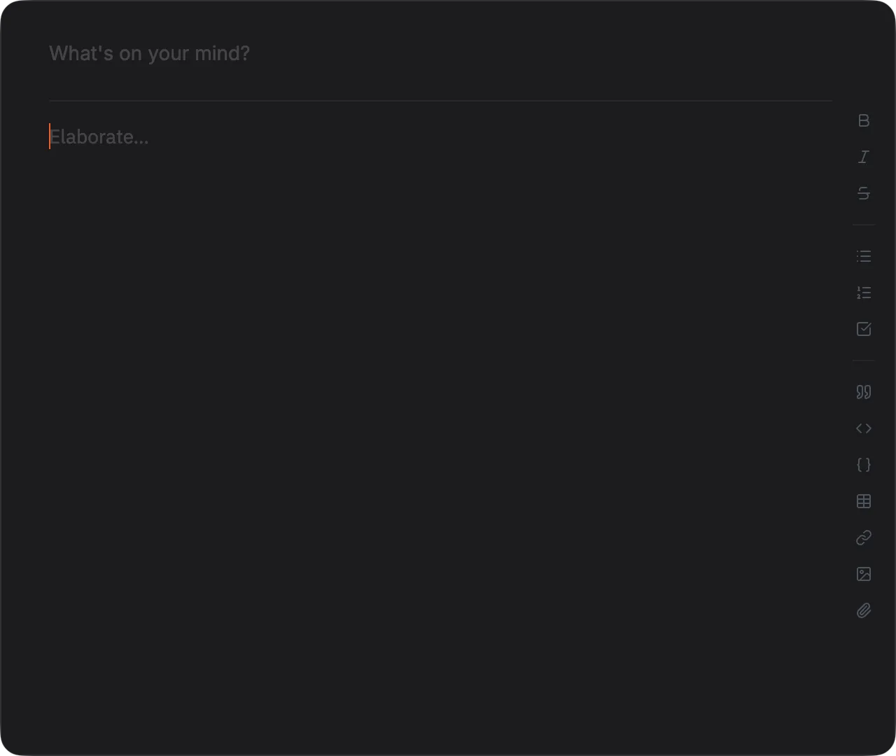 Kloni Quick Capture — expanded with note